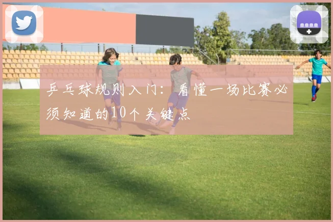 乒乓球规则入门：看懂一场比赛必须知道的10个关键点